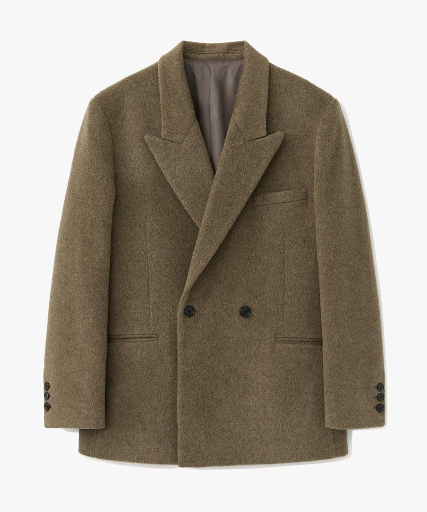 Suare 100% Wool Half Coat Brown