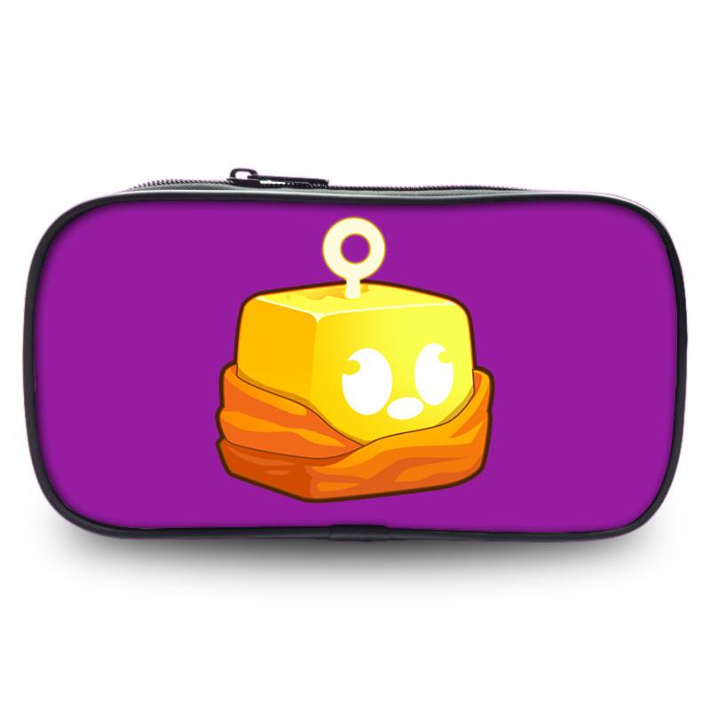 Прочный полиэстеровый пенал Blox Fruits Roblox для студентов с большой вместимостью