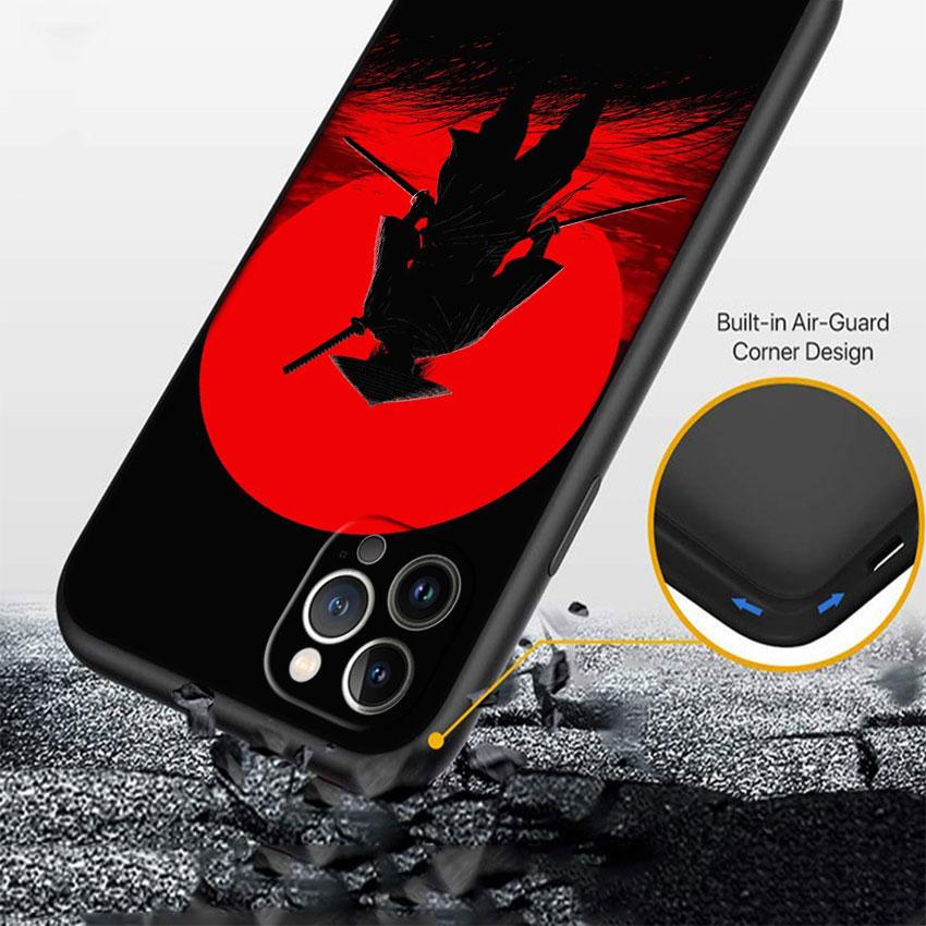 CJ70 Japan Samurai Soft Shell Phone Case for Redmi Note 8 9 Pro Max 9S 9T 9C NFC 8T 8A 10A A4