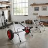 Складная тележка для каяка, портативная тележка для лодки с ремнями, с мягкой обивкой, для пляжа, каякеров