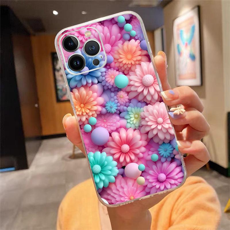 Balloon Cloud Rainbow Star Flower Phone Case For Iphone 15 14 Pro Max 13 12 11 Pro Max XSMax XR 12 13 Mini 14 Plus