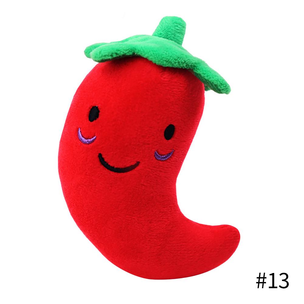Мягкая пищащая игрушка, игрушки для собак, устойчивая к укусам, чистая игрушка для жевания собак, мяч для дрессировки щенков, фрукты, мультфильмы, животные, товары для домашних животных