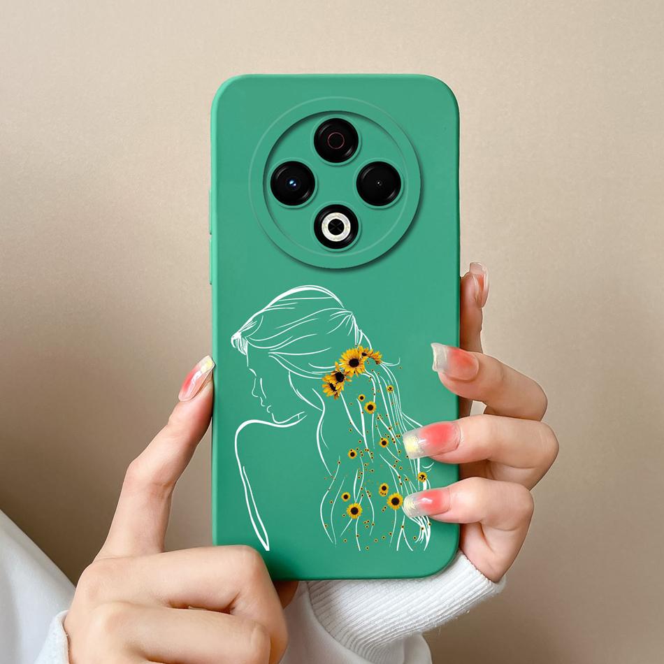Чехол для Tecno Spark 30 Pro 30C Задняя крышка с рисунком Сердце для Tecno Spark 30C 4G 5G Полная защита Мягкие чехлы из жидкого силикона для телефона