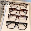 Oprah Style Reading Glasses For Women Men Computer Square Readers With Spring Hinge +1.0 To +4.0
