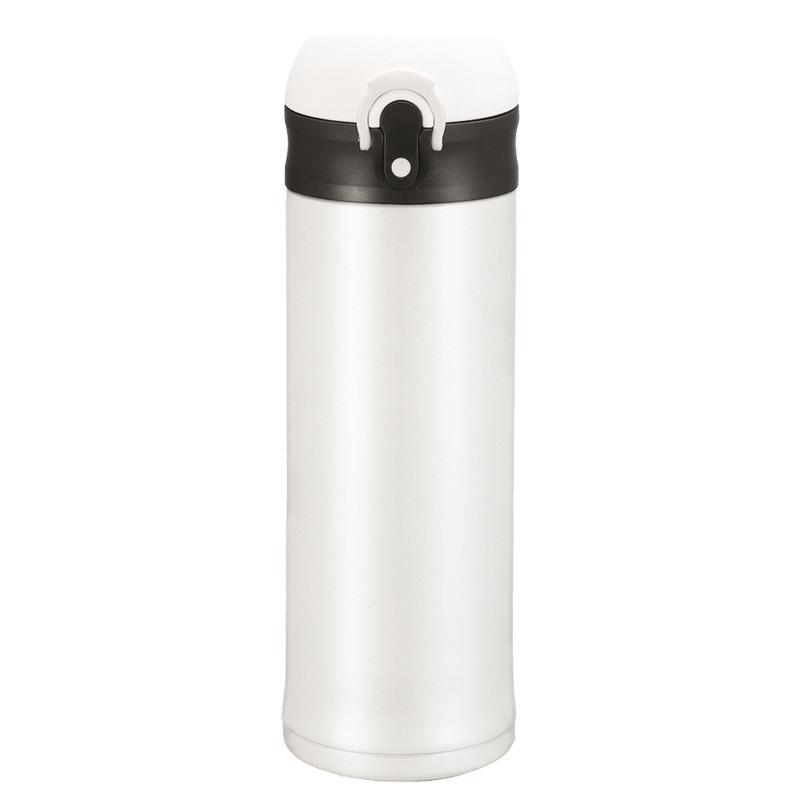 Stainless Steel Mug Simple Lightweight Bounce Cover Portable Straight Cup High Value Water.