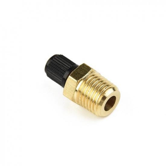 Air Tank Fill Valve Accessories Air Compressor Black Plastic Cap Brass New