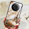 Для Honor X9C Умный Чехол-Крышка Модный Роскошный Крутые Животные Расписанный Fundas Для Honor X9C Умный Закаленное Стекло Задняя Панель Телефона