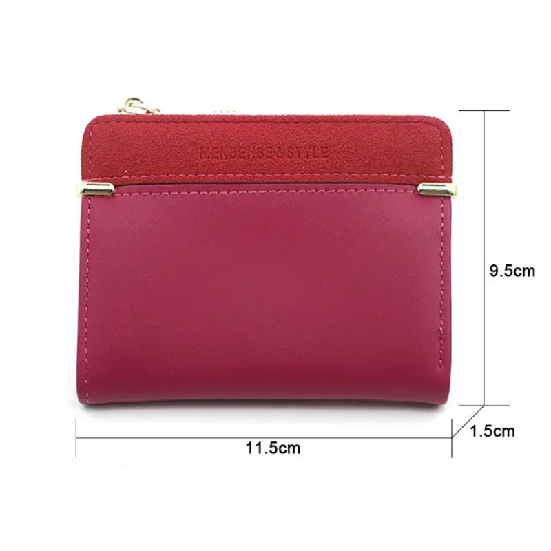 Women's Wallet Short Women Ultrathin Coin Purse Fashion Wallets for Woman Card Holder Small Ladies Hasp Mini Clutch for Girl