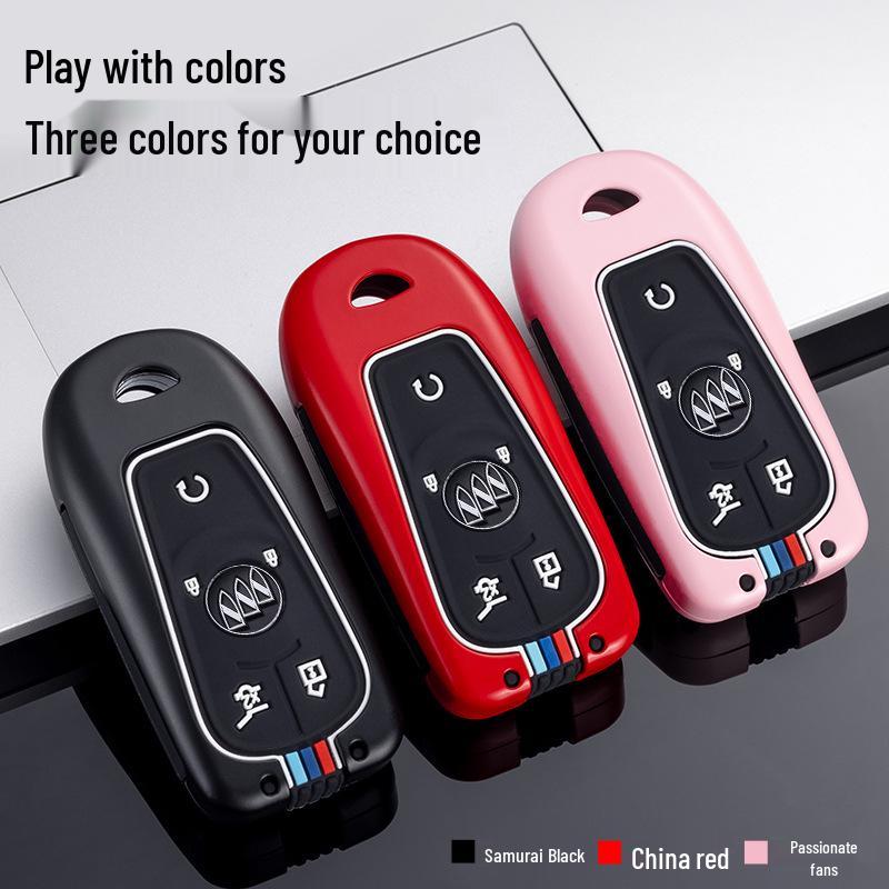 Key Case for Buick: Envision, Encore, Regal, LaCrosse, GL8, Velite 6, Enclave - Protective Shell for Men