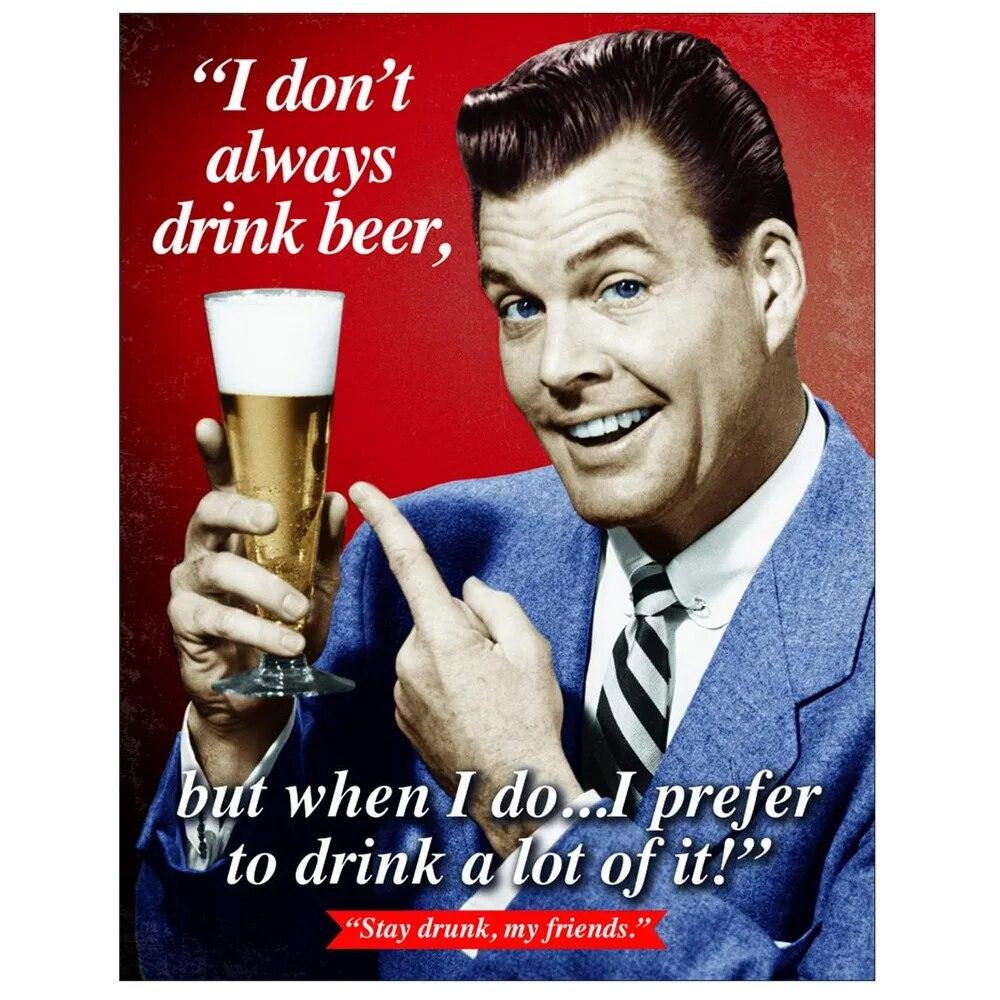 Beer Menu Free Beer Toorrow Metal Tin Signs Posters Plate Wall Decor for Bars Man Cave Cafe Clubs Retro Posters Plaque