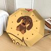1pc Dachshund Love Umbrella with Plastic Handle,Suitable for All Seasons Home Travel Outdoor UmbrellaDD327