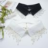 Pearl Hand-Nailed Pearl Fringed Fake Collar Fake Collar Single Collar Jewelry Women'S Versatile Fashion
