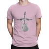 Humor Guitar T-Shirt for Round Collar Cotton T Shirts Foo Band Fighters Short Sleeve Tee Shirt Printed Tops