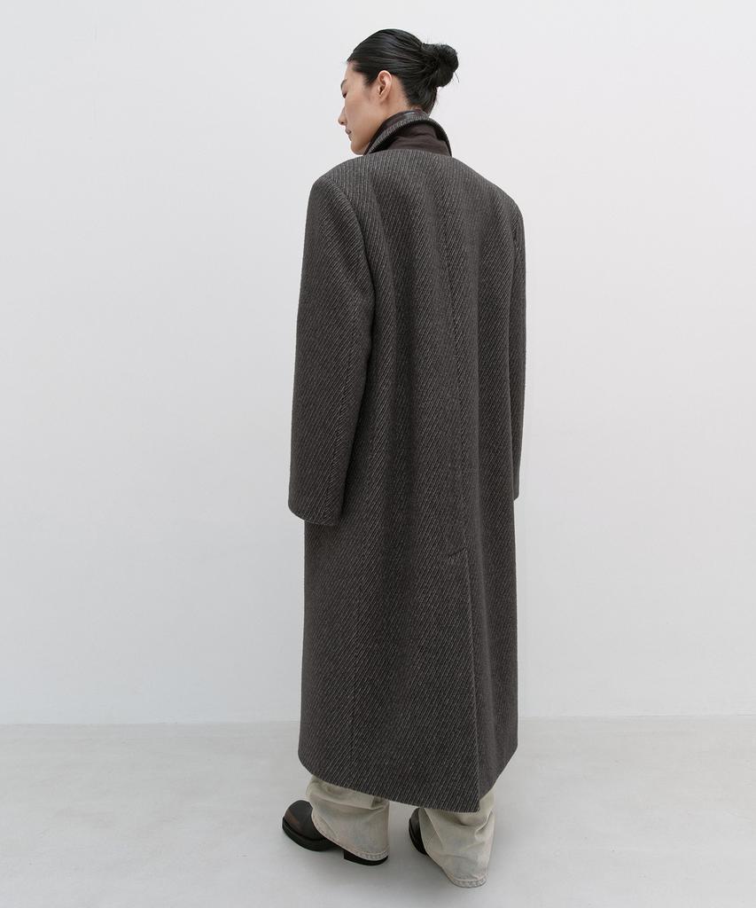 INSILENCE WOMEN Classic Maxi Coat Brown