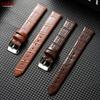 8мм 10мм 12мм 14мм 16мм Универсальный кожаный ремешок для часов для мужчин и женщин, сменный ремешок для часов, мягкие тонкие браслеты, ультратонкие ремни