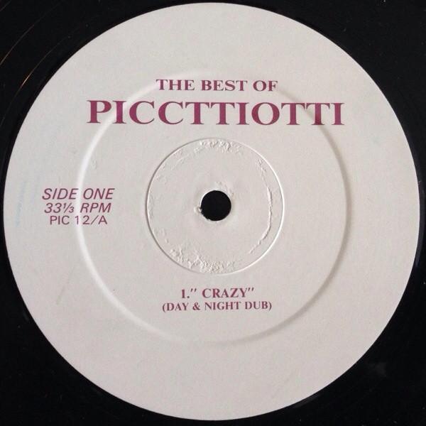 12inch Record PICCTTIOTTI The Best Of PIC12 Not On Label US Dance Electronica Used