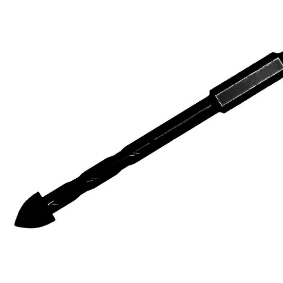 Прецизионное сверло высокой твердости, износостойкое, удлиненное спиральное крестовое сверло с шестигранной головкой для домашнего использования