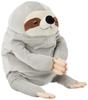 Shinada Global Mochi Series Ленивец Плюшевый Серый 22 x 22 x 30 Игрушка, (большой), см, MONK-0350G