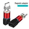 Type-C Magnetic Adapter with Data Transfer and 3A Fast Charging for Android Devices.