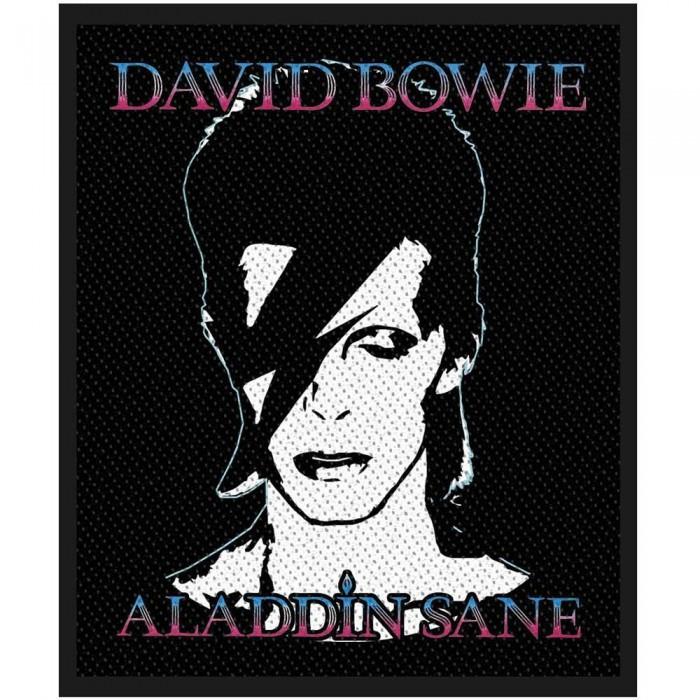David Bowie Тканая нашивка Aladdin Sane