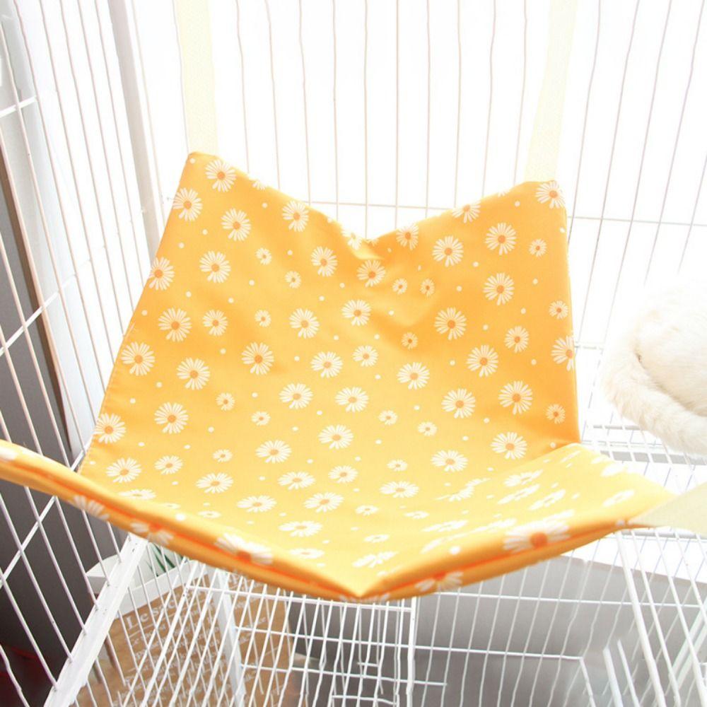 Breathable Cat Hammock Bed Soft Cat Hanging Basket Pet Cage Hammock  for Cat Kitten Hamster Rabbits