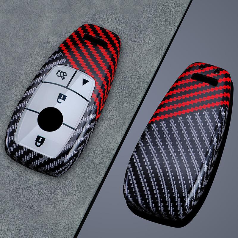 VDPPW1 Hot 2025 3/4 Buttons for Mercedes Benz A C E S G Class GLC CLE CLA GLS AMG W205 W213 W222 Carbon Fiber Car Key Case Cover Shell