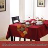 OWENIE Fall Table Runner 70 Inches Long, Thanksgiving Table Runner for Fall Decor, Embroidered Brown Harvest Maple Leaves Table Decorations ,