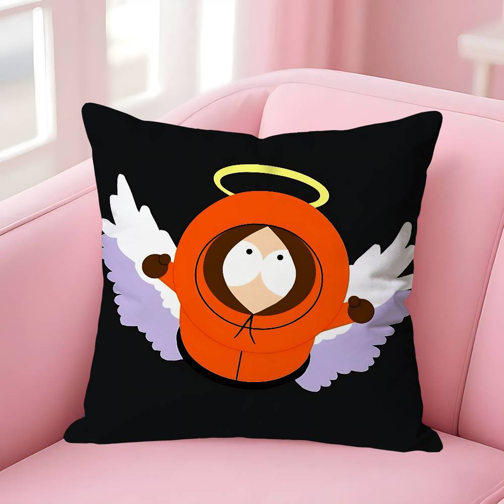 Funny SSouth ParksS Anime Celebrity Merchandise AllMatch Printed Pillow Case Sofa Car Office Room Decoration Protector
