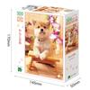 EPOCH 300-Piece Jigsaw Puzzle, Animals/Pets, Dog, Wanko Weather (26x38cm), 28-049s, Includes Glue, Spatula, and Score Ticket