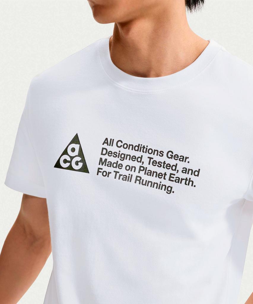 NIKE Acg Dri-Fit Trail Running T-Shirt M - Summit White / Io9630-121