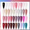 LILYCUTE 7 мл Водный лак для ногтей 40 цветов Стойкий Быстросохнущий Не требует лампы для сушки Принадлежности для ногтей Для маникюра