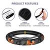 Goku Dragon Ball Anime Goku Car Steering Wheel Cover 38cm Anti-slip Auto Steering Wheel Protector Car-styling Car Accessories