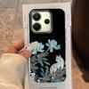 Чехол для телефона Koi Goldfish Sparkle Black Glossy для Xiaomi Redmi Note 14 13 12 11 11S 10 9 8 Pro 9C 13C 14C A5 A3 A4 A3X A1