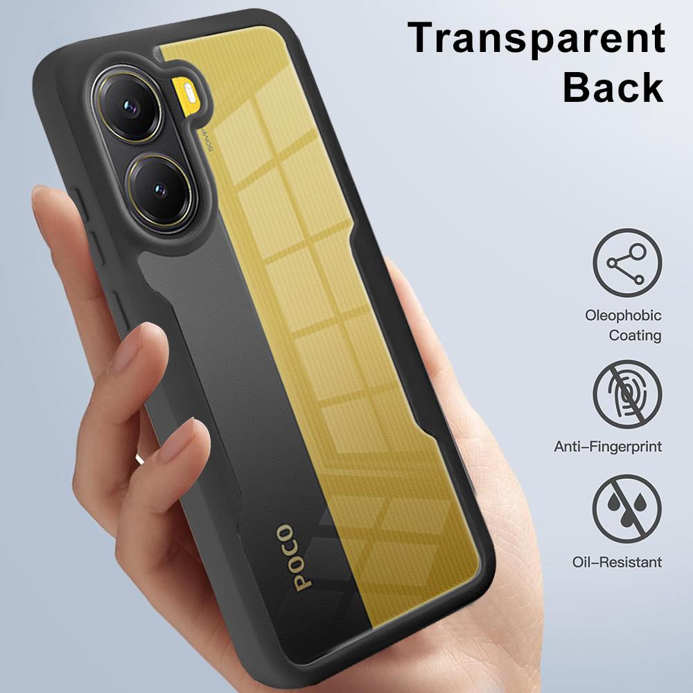 Для XIAOMI POCO X7 Pro 360 Чехол для телефона Полная защита Защитная пленка для экрана Защита объектива камеры Бампер Чехол Funda