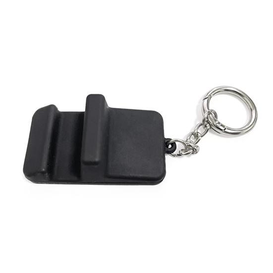 Holder Keychain Pendant Portable Plastic Phone Stand Mini Desk Cellphone