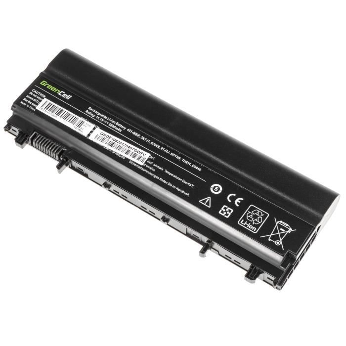 Green cell® extended série n5yh9 vv0nf batterie pour dell latitude e5440 e5540 ordinateur pc portable (9 cellules 6600mah 11.1v)