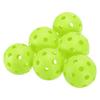 PATIKIL Golf Practice Pack of 72mm Limited Flight Plastic Golf Training Hollow Airflow Golf Balls for Driving Range Swing for Pets Balls, 6, Balls,
