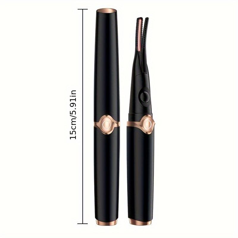 Щипцы для завивки ресниц с подогревом и зажимом, перезаряжаемые щипцы для завивки ресниц, долговечный косметический инструмент с естественным изгибом для наращивания ресниц