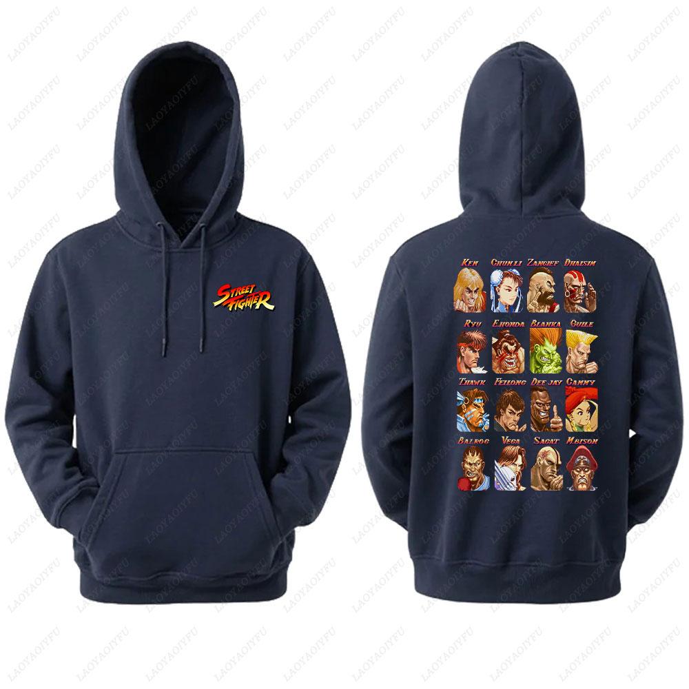 2025 Ryu Street Fighter Essential Hoodie Men's Sweatshirt Crazy Long Sleeve Autumn Loose Hipster Ropa Hombre Clothes Man Hoodie