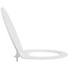 Toilet Seat White 47 x 37.5 x 3.8 cm Duroplast