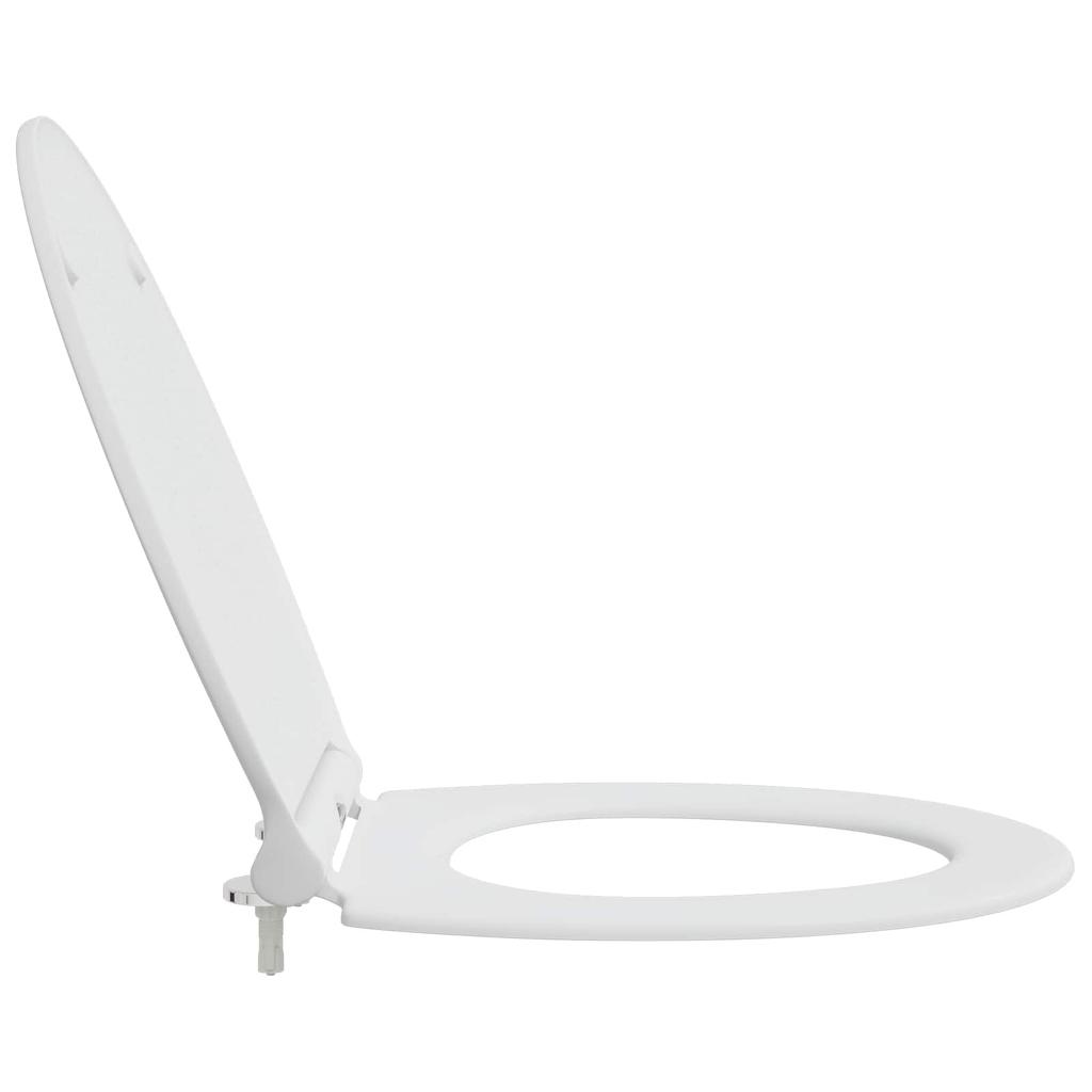 Toilet Seat White 47 x 37.5 x 3.8 cm Duroplast