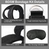 Sex Ropes and Restraints Bed Bondaged Straps Bed Chair BDSM Toys Sweater | Bed Tied up Sex Resistance Bands with Ankle Strap Door Frame Sex Cuff