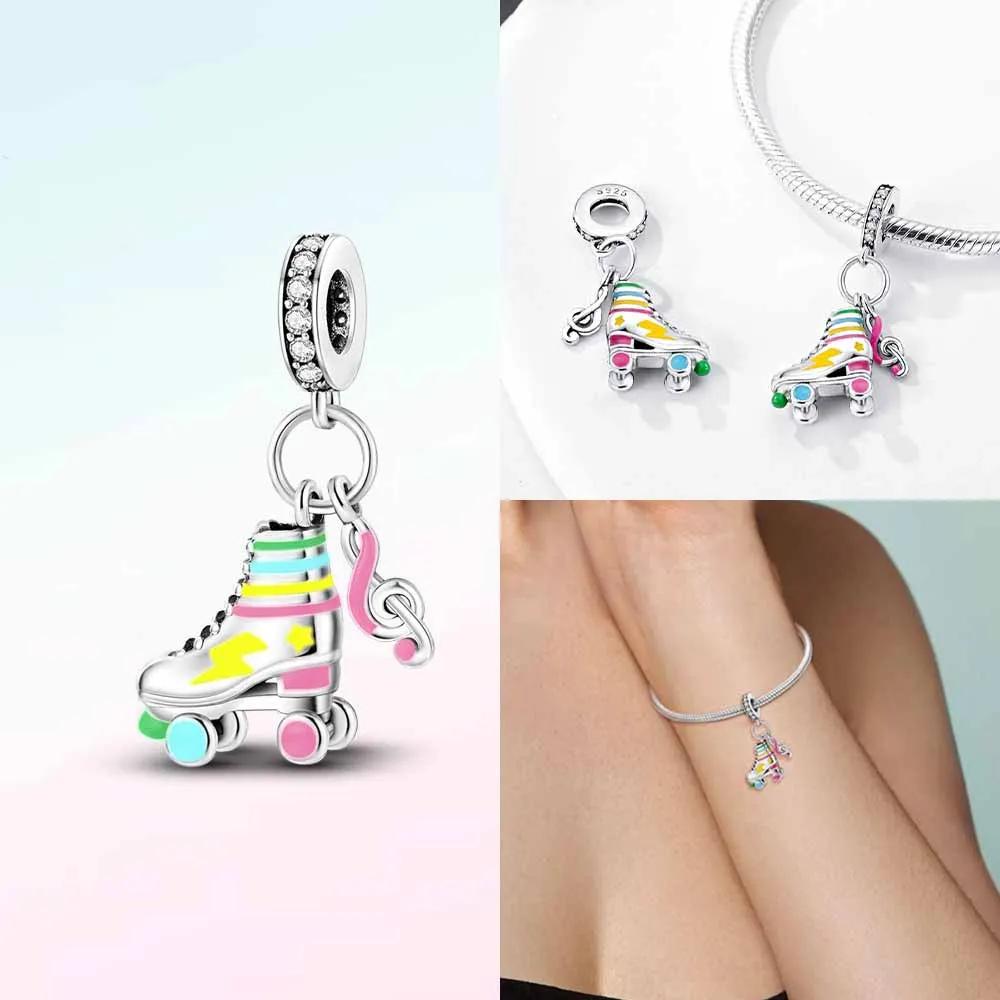 Забавные играбельные умные часы Таро Велосипед Путешествия Подвеска Оригинальные 100% медные шармы Бусины Подходят для браслета-бэнгла DIY Ювелирные изделия