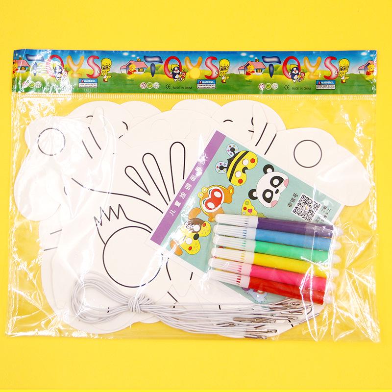 Набор для самостоятельного изготовления маски из мультфильма «Животные» для детей — набор для креативного раскрашивания и рисования, искусства и ремесел