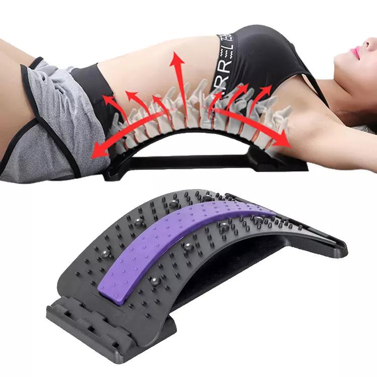 High Quality Easy Use Multi-level Silicone Waist Muscle Relief Lumbar Pain Lower Spine Back Stretcher Pad