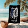 Personalized customized proof beach towel with Attack on Titan  pattern - soft, absorbent, quick-drying, perfect swimming, camping&bathing