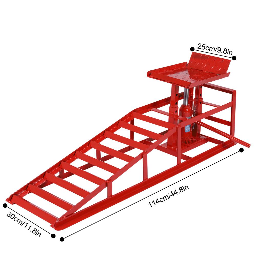 Кронштейн для смены масла Грузоподъемность 5 тонн Металлические гидравлические рампы для авторемонта Сверхпрочные автомобильные рампы для плановой замены шин и ремонта