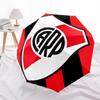 River Plate, Badge Automatic Opening and Closing, 8 rib Structure Portable Umbrella, Suitable for Men and Women in All Seasons  Perfect Gift