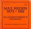 LP Record WILFRIED KASSEBAUM - Max Reger 4 Sonatinen Fur Klavier, SM93123 DA CAMERA MAGNA Germany Classical Used