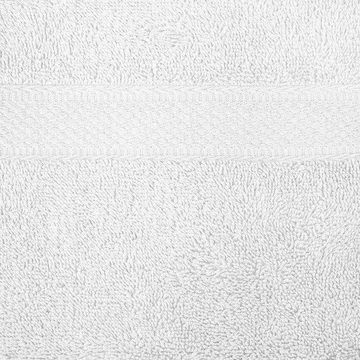 Serviette de toilette en coton 500 gr/m2 LAGUNE blanc, par Soleil d'ocre